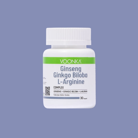 Voonka Ginseng, Ginkgo Biloba, L-αργινίνη